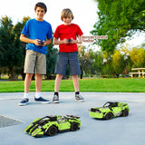 STEM Building Toys for Kids with 2-in-1 Remote Control Racer Snap Together Engineering Kits Early Learning Racecar Building Blocks and Off-Road Best Gift for 6 7 8 and 9＋Year Old Boys and Girls