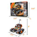 3-in-1 STEM Remote Control Building Kits-Tracked Car/Robot/Tank, 2.4Ghz Rechargeable RC Racer Toy Set Gift for 8-12,14 Year Old Boys and Girls, Best Engineering Science Learning Kit for Kids