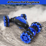 GILI Gesture Sensing RC Stunt Car, 2.4GHZ 4WD Double Sided Transform Vehicle with Music, Remote Control Truck for Boys 8-12, Christmas Birthday Gifts for 6, 7, 8, 9, 10 Kids